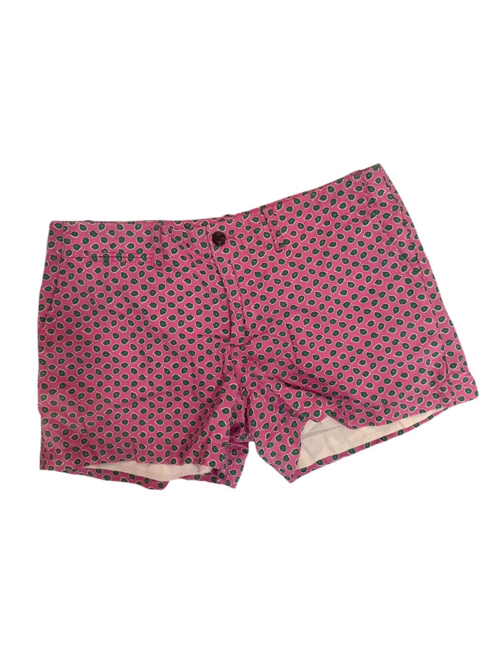 Y2K Ralph Lauren Sport Floral Cotton Low Rise Shorts Size 2 Preppy Coastal